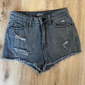 BDG grey jean shorts